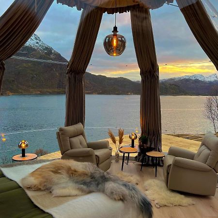 Lofoten Glampingdome Myrland Exteriér fotografie