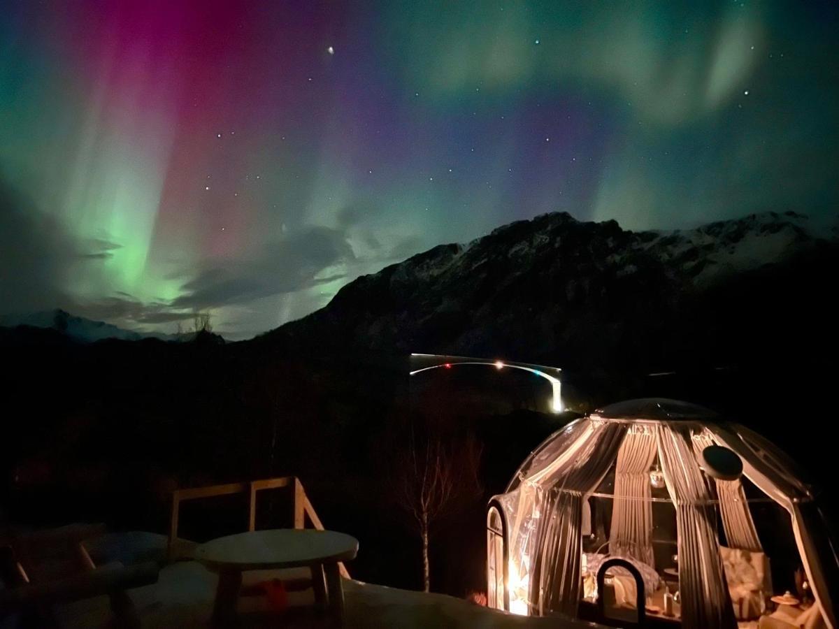 Lofoten Glampingdome Myrland Exteriér fotografie