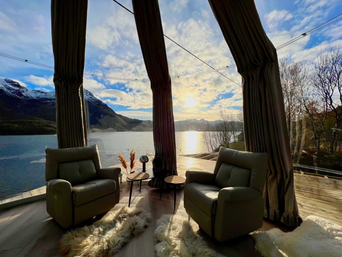 Lofoten Glampingdome Myrland Exteriér fotografie