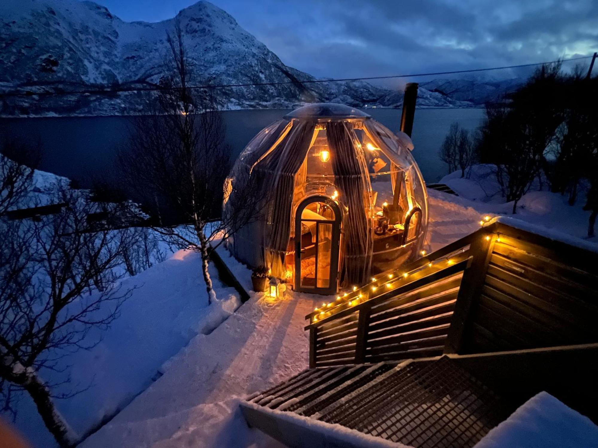 Lofoten Glampingdome Myrland Exteriér fotografie