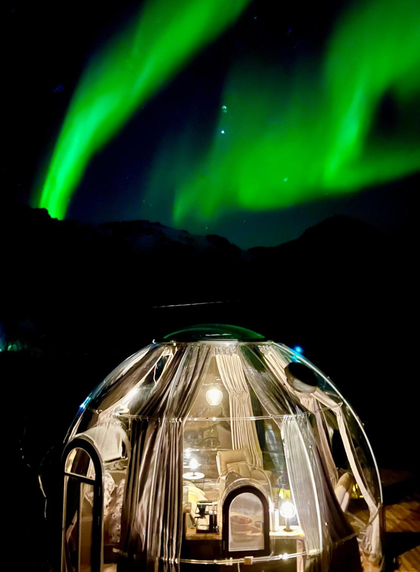 Lofoten Glampingdome Myrland Exteriér fotografie