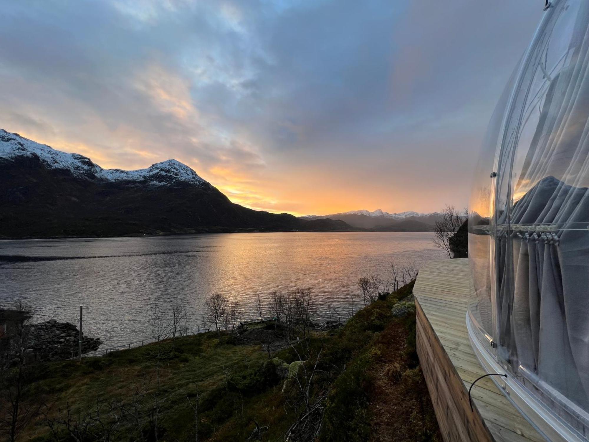 Lofoten Glampingdome Myrland Exteriér fotografie