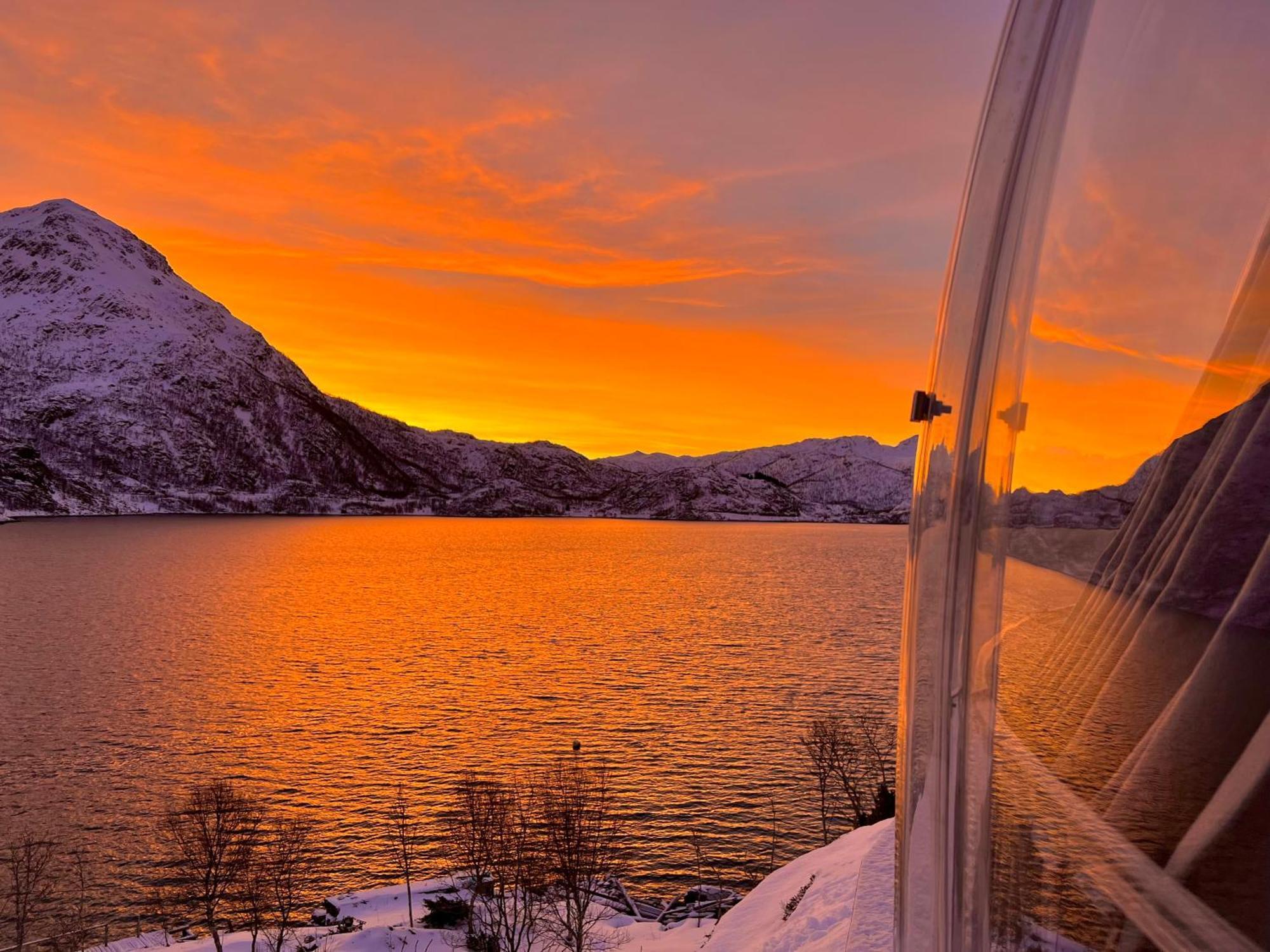 Lofoten Glampingdome Myrland Exteriér fotografie