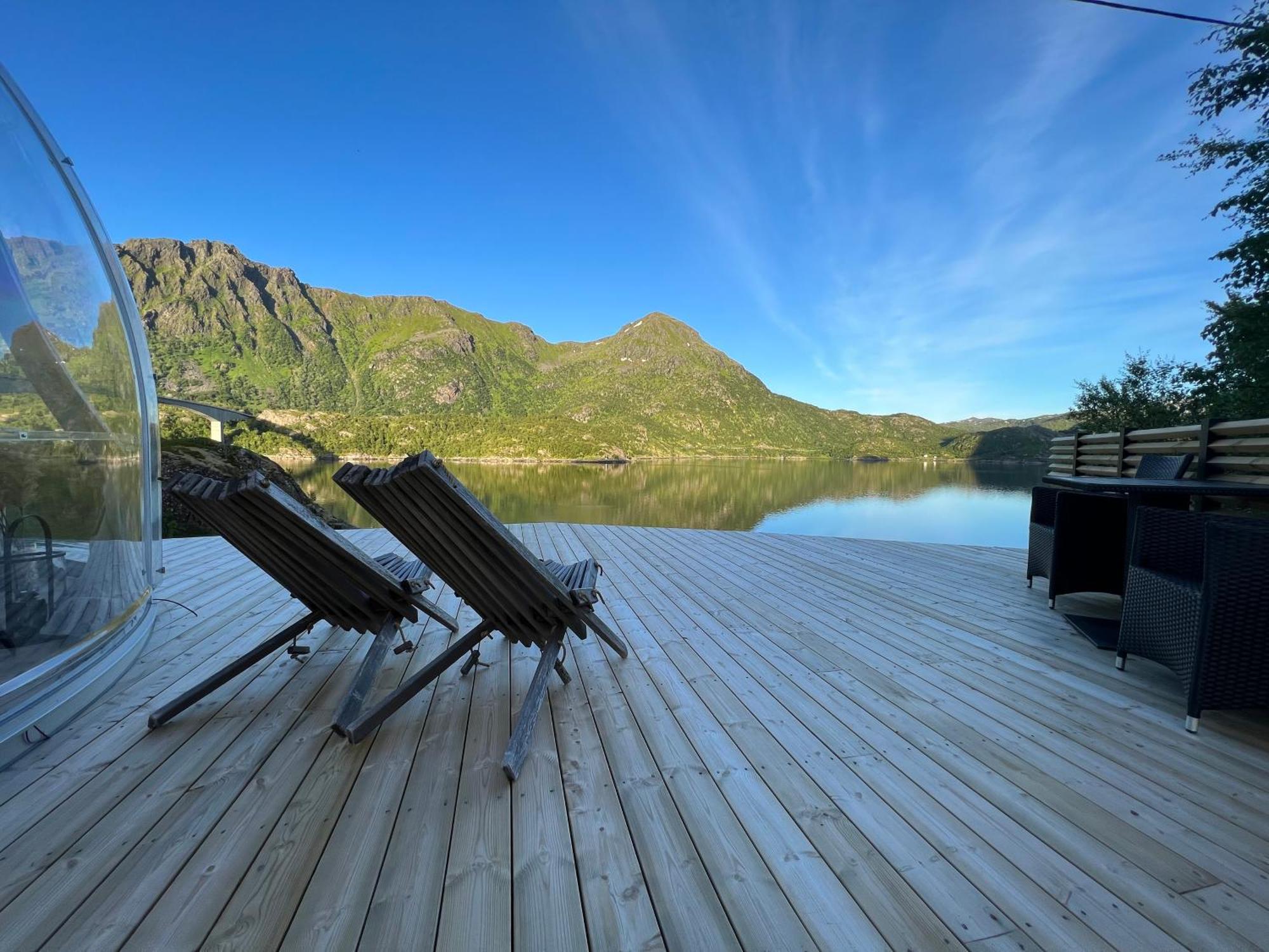 Lofoten Glampingdome Myrland Exteriér fotografie